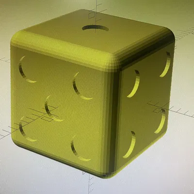 Xúc xắc Parametric: D6, tùy chọn 1 hoặc 2 màu