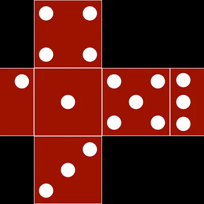 Xúc xắc Parametric: D6, tùy chọn 1 hoặc 2 màu