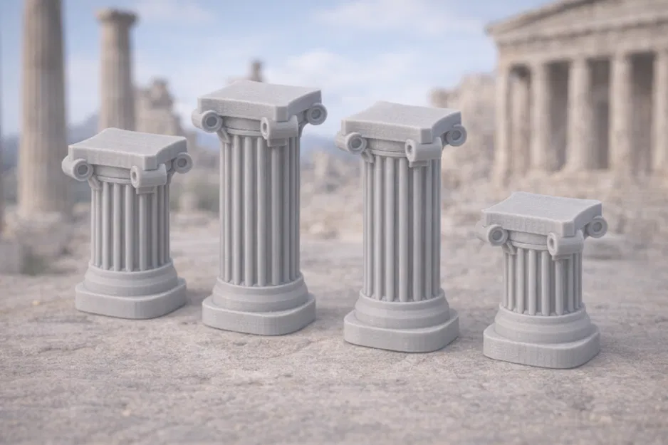 Bộ bệ đỡ phong cách Hy Lạp - La Mã Corinthian – Trang trí cổ điển - Image 2