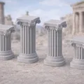 Bộ bệ đỡ phong cách Hy Lạp - La Mã Corinthian – Trang trí cổ điển - Thumbnail 2