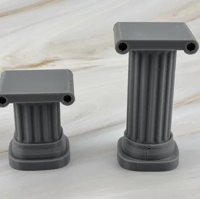 Bộ Bệ Đỡ Phong Cách Hy Lạp - La Mã (Ionic) - Trang Trí Cổ Điển