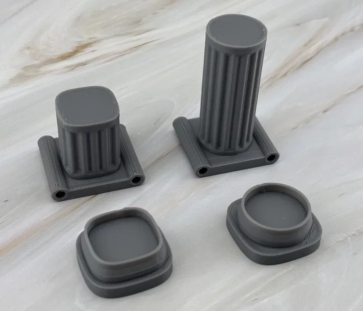 Bộ Bệ Đỡ Phong Cách Hy Lạp - La Mã (Ionic) - Trang Trí Cổ Điển - Image 4