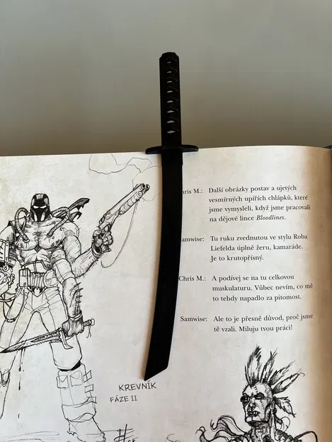 Đánh dấu trang sách Katana (Katana Bookmark) - Image 1