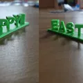 Mô hình Happy Easter Flip Text - Chữ lật in 3D độc đáo - Thumbnail 1
