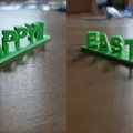 Mô hình Happy Easter Flip Text - Chữ lật in 3D độc đáo - Thumbnail 2