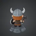 Chiến binh Viking Dễ thương – Hình tượng chiến binh Bắc Âu cầm Rìu & Khiên - Thumbnail 3