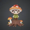 Cute Mushroom Forest Spirit – Tiên Nhỏ Rừng Xanh - Thumbnail 1