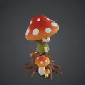 Cute Mushroom Forest Spirit – Tiên Nhỏ Rừng Xanh - Thumbnail 2