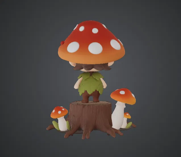 Cute Mushroom Forest Spirit – Tiên Nhỏ Rừng Xanh - Image 3