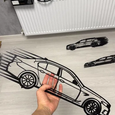 Mô hình treo tường BMW M5 F90 ấn tượng (Silhouette Wall Art)