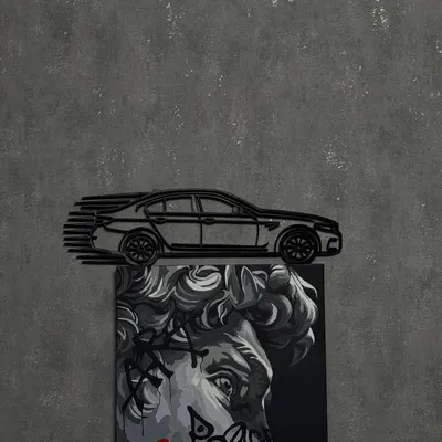 Mô hình treo tường BMW M5 F90 ấn tượng (Silhouette Wall Art)