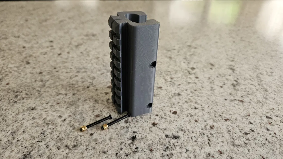 Tay cầm bơm Picatinny cho Lanard Triple Shot / Air Zone / Huntsman Pillager X12 - Image 2