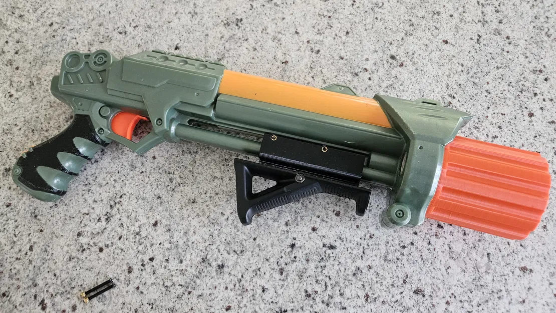 Tay cầm bơm Picatinny cho Lanard Triple Shot / Air Zone / Huntsman Pillager X12 - Image 3