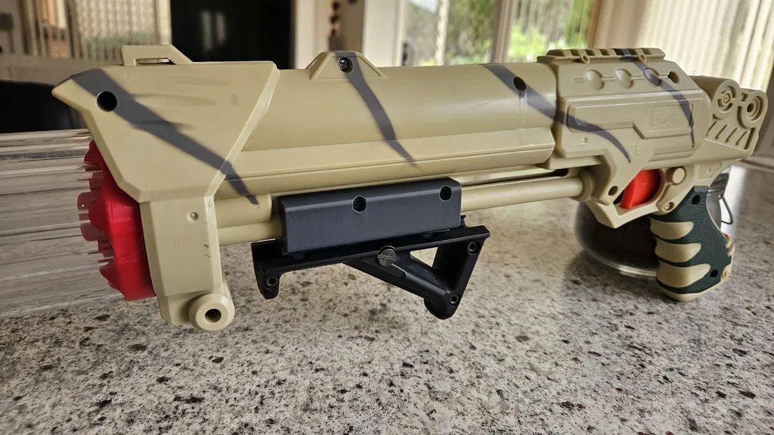 Tay cầm bơm Picatinny cho Lanard Triple Shot / Air Zone / Huntsman Pillager X12 - Image 4