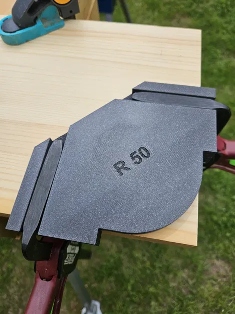 Khuôn bo góc gỗ (Router Jig) 3D cho máy phay cầm tay - R25, R50, R75 - Image 1