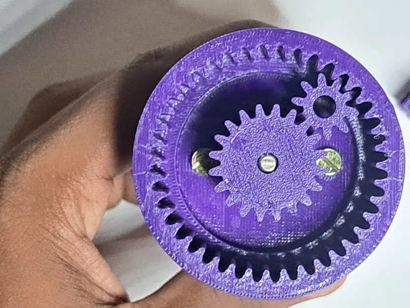 Bánh răng hành tinh 4:1 cho động cơ RS775 in 3D - Image 2