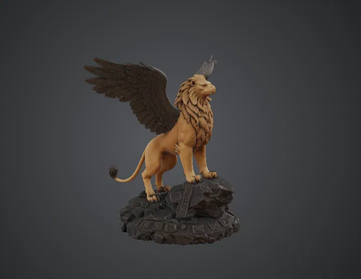 Tượng Sư Tử Có Cánh Griffin – Vị Thần Hộ Vệ Trong Truyền Thuyết - Image 1