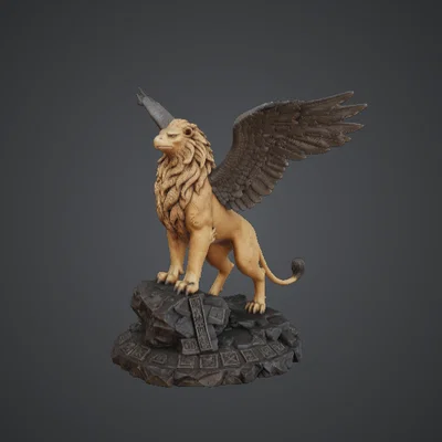 Tượng Sư Tử Có Cánh Griffin – Vị Thần Hộ Vệ Trong Truyền Thuyết