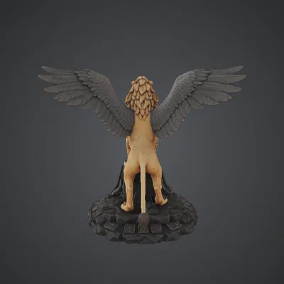 Tượng Sư Tử Có Cánh Griffin – Vị Thần Hộ Vệ Trong Truyền Thuyết