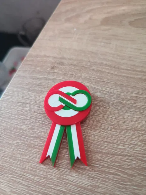 Huy hiệu Kokárda 3D biểu tượng Tisza độc đáo - Image 2