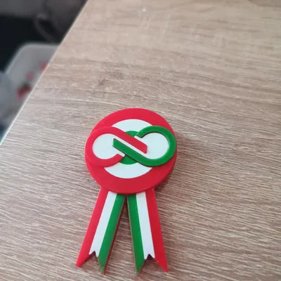 Huy hiệu Kokárda 3D biểu tượng Tisza độc đáo