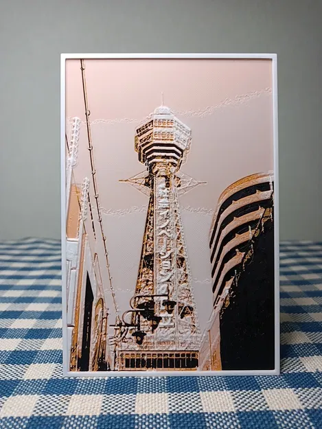 Mô hình tháp TSUTENKAKU - HueForge - Image 1