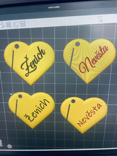 Phụ kiện 3D trái tim gắn ly dành cho Cô dâu chú rể cực xinh - Image 1