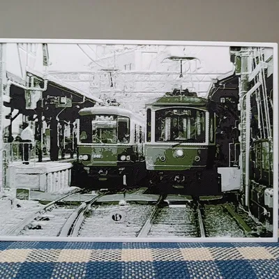 Tranh HueForge tàu điện Enoshima