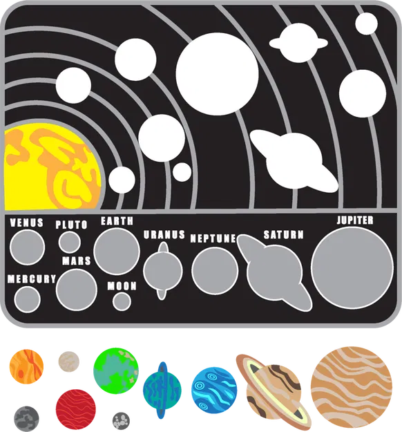 Đồ chơi xếp hình hệ mặt trời giáo dục cho bé - Image 1