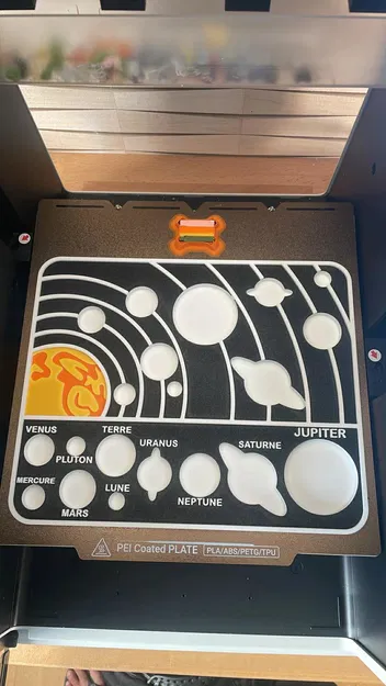 Mô hình Hệ Mặt Trời bằng tiếng Pháp (French Planet Puzzle) - Image 1