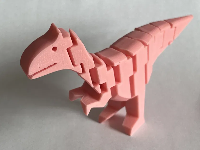 Elvis - Mô hình khủng long Cryolophosaurus khớp linh hoạt (Print in Place) - Image 1