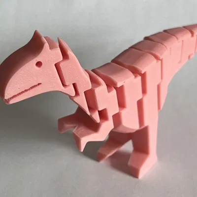 Elvis - Mô hình khủng long Cryolophosaurus khớp linh hoạt (Print in Place)