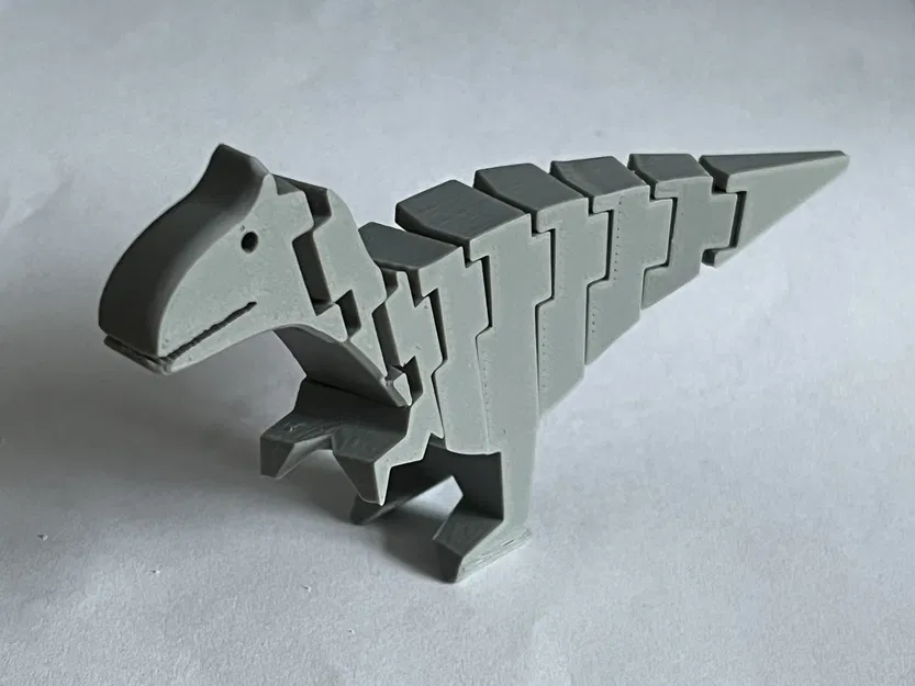 Elvis - Mô hình khủng long Cryolophosaurus khớp linh hoạt (Print in Place) - Image 2