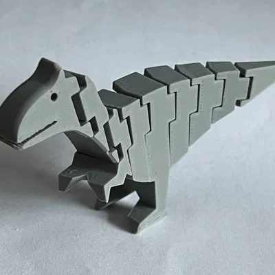 Elvis - Mô hình khủng long Cryolophosaurus khớp linh hoạt (Print in Place)