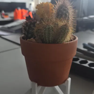 Chân đế nâng chậu cây 3D tối giản - Phụ kiện trang trí bàn làm việc