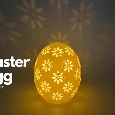 Đèn lồng trứng Phục sinh họa tiết hoa Floral