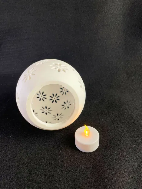 Đèn lồng trứng Phục sinh họa tiết hoa Floral - Image 4