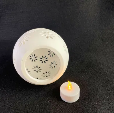 Đèn lồng trứng Phục sinh họa tiết hoa Floral