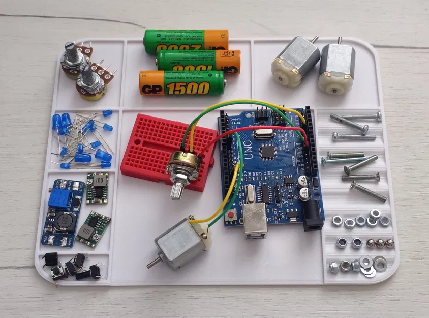 Khay đựng linh kiện Build tray - Image 1