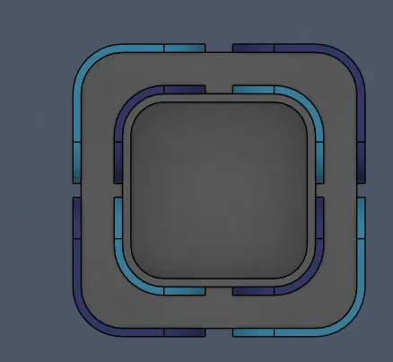 Bình Hoa Hai Tầng Dạng Nan Hiện Đại / Chậu Trồng Cây Cao Module - Image 4