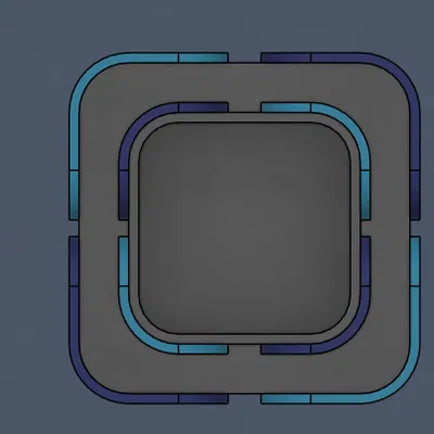 Bình Hoa Hai Tầng Dạng Nan Hiện Đại / Chậu Trồng Cây Cao Module