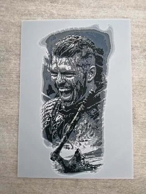 Tranh in 3D Hue Forge Ivar The Boneless - Mô hình Viking độc đáo - Image 1