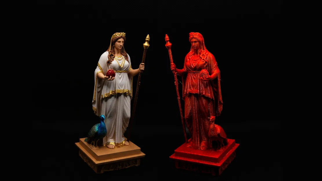 Mô hình 3D Nữ thần Hera trong thần thoại Hy Lạp - Image 1