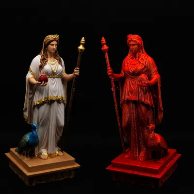 Mô hình 3D Nữ thần Hera trong thần thoại Hy Lạp