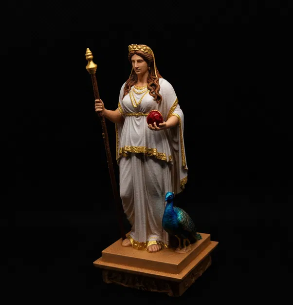 Mô hình 3D Nữ thần Hera trong thần thoại Hy Lạp - Image 2