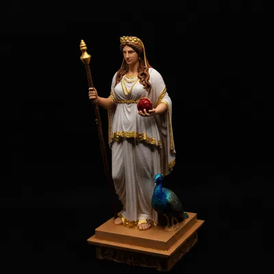 Mô hình 3D Nữ thần Hera trong thần thoại Hy Lạp