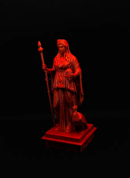 Mô hình 3D Nữ thần Hera trong thần thoại Hy Lạp - Image 3