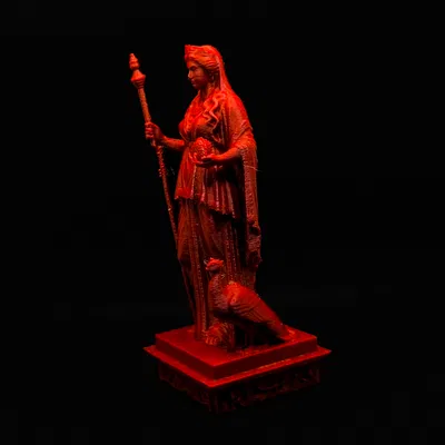 Mô hình 3D Nữ thần Hera trong thần thoại Hy Lạp