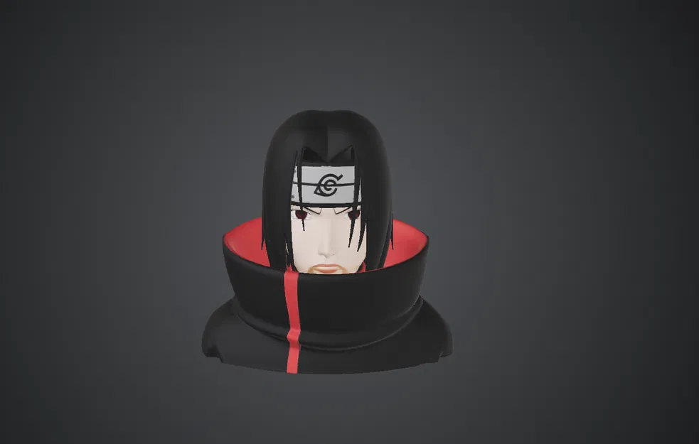 Mô hình in 3D tượng bán thân Uchiha Itachi - Naruto Shippuden - Image 1