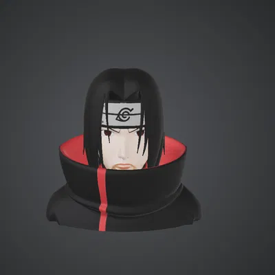 Mô hình in 3D tượng bán thân Uchiha Itachi - Naruto Shippuden